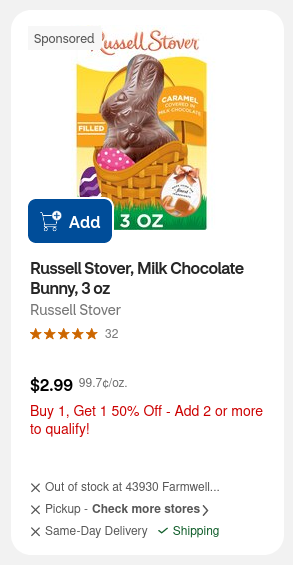 Chocoladefabriken Lindt & Spruengli campaigns first seen Mar 2025.