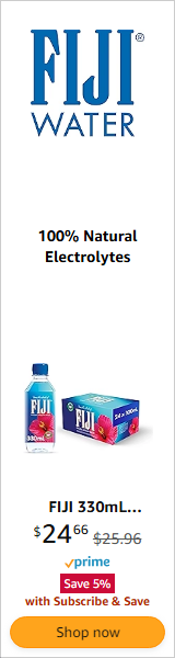 Fiji Water campaigns first seen Feb 2025.