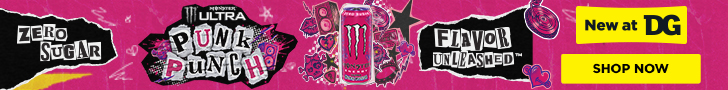 Monster Energy campaigns first seen Feb 2026.