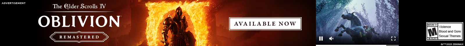 Bethesda Softworks campaigns first seen Apr 2025.