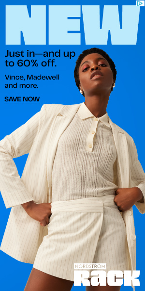 Nordstrom Rack campaigns first seen Feb 2025.