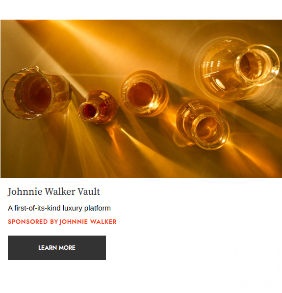 Johnnie Walker campaigns first seen Mar 2025.