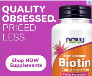 NOW Foods campaigns first seen Sep 2025.