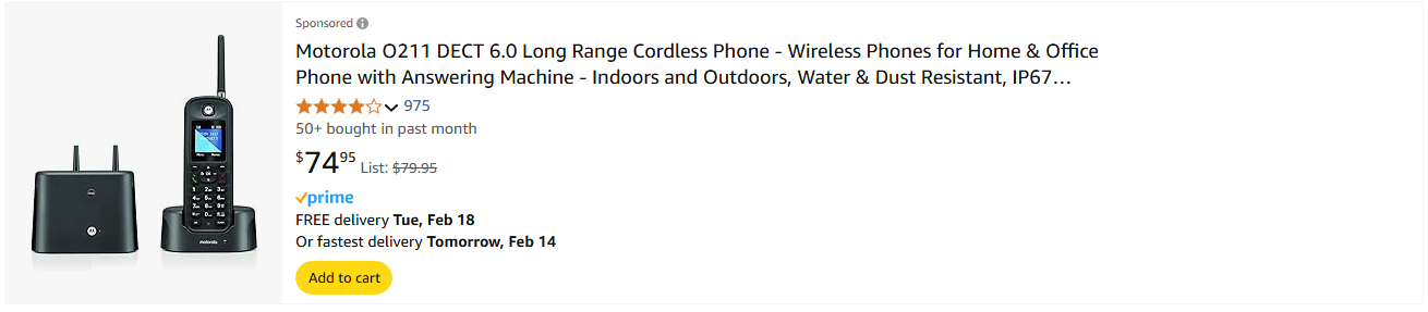 Motorola Mobility campaigns first seen Feb 2025.