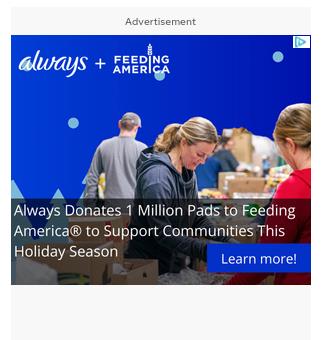 P&G Feminine Care campaigns first seen Dec 2025.