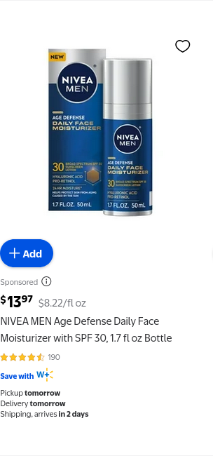 Nivea campaigns first seen Mar 2025.