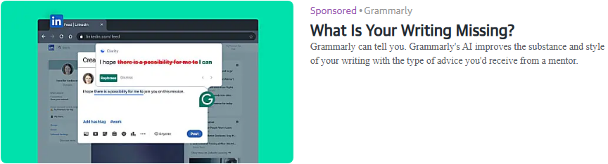 Grammarly campaigns first seen May 2025.