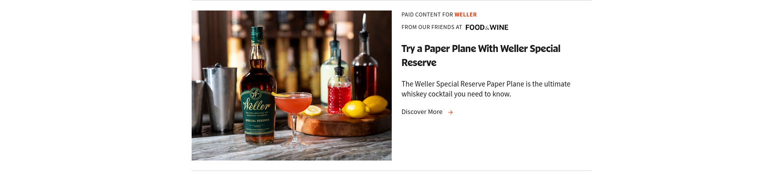 Sazerac campaigns first seen Jun 2026.