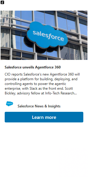 Salesforce campaigns first seen Oct 2025.