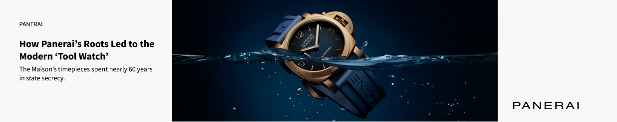 Officine Panerai campaigns first seen Feb 2026.