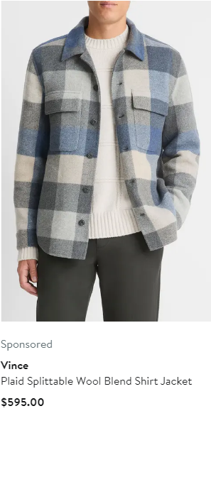 Vince campaigns first seen Nov 2024.