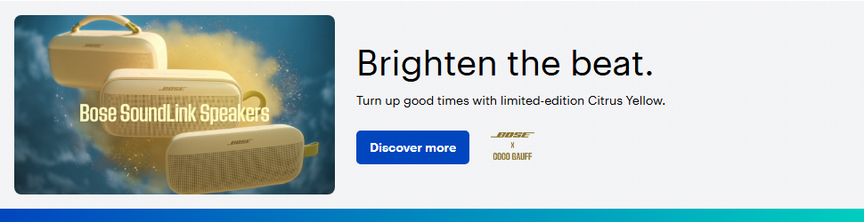 Bose Speakers campaigns first seen Jul 2025.