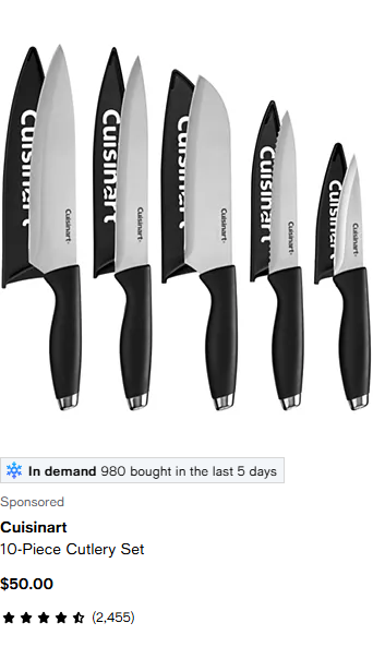 Cuisinart campaigns first seen Feb 2026.