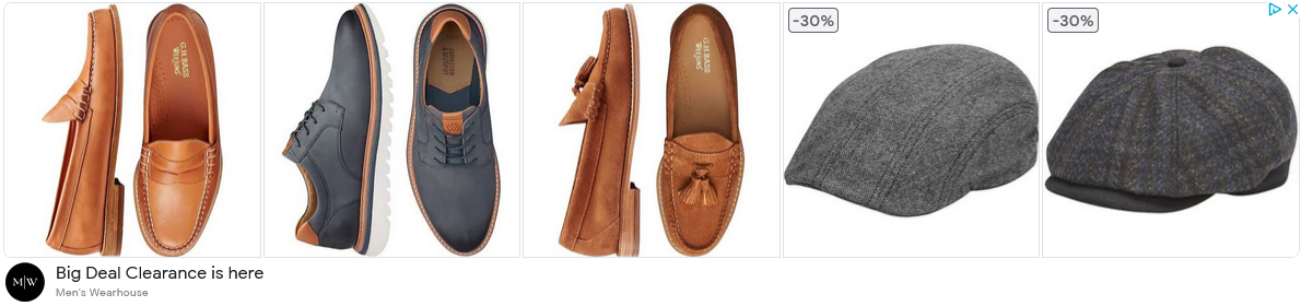 The Men's Wearhouse campaigns first seen Jan 2025.