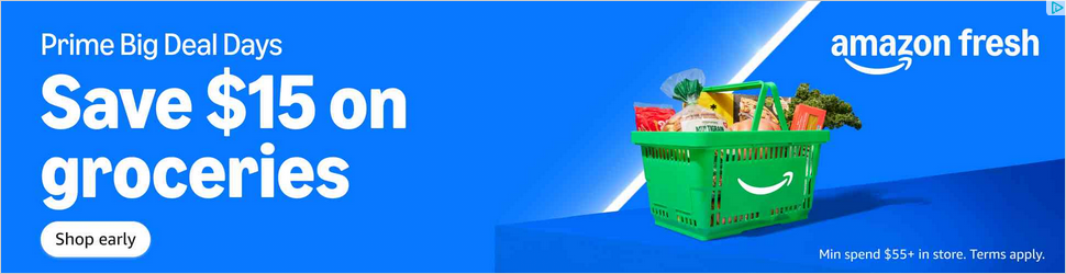 AmazonFresh campaigns first seen Oct 2025.