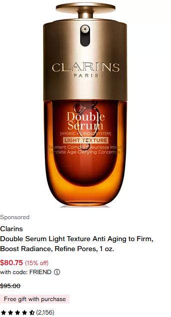 Clarins USA campaigns first seen Apr 2025.