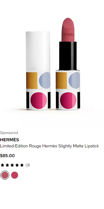 Hermes International campaigns first seen Sep 2025.