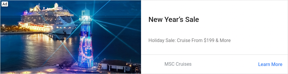MSC Cruises campaigns first seen Jan 2026.