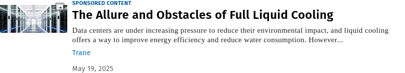 Trane campaigns first seen May 2025.