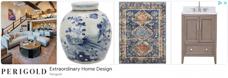 Perigold campaigns first seen Jan 2025.