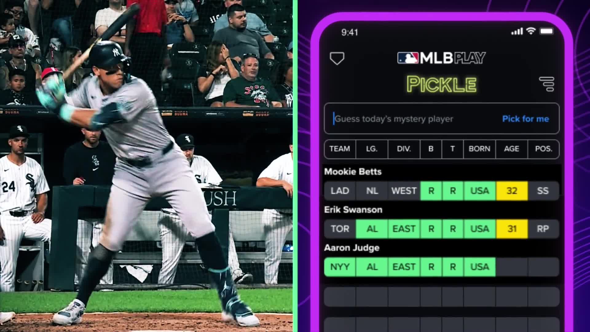 MLB Major League Baseball Enterprises campaigns first seen Apr 2025.