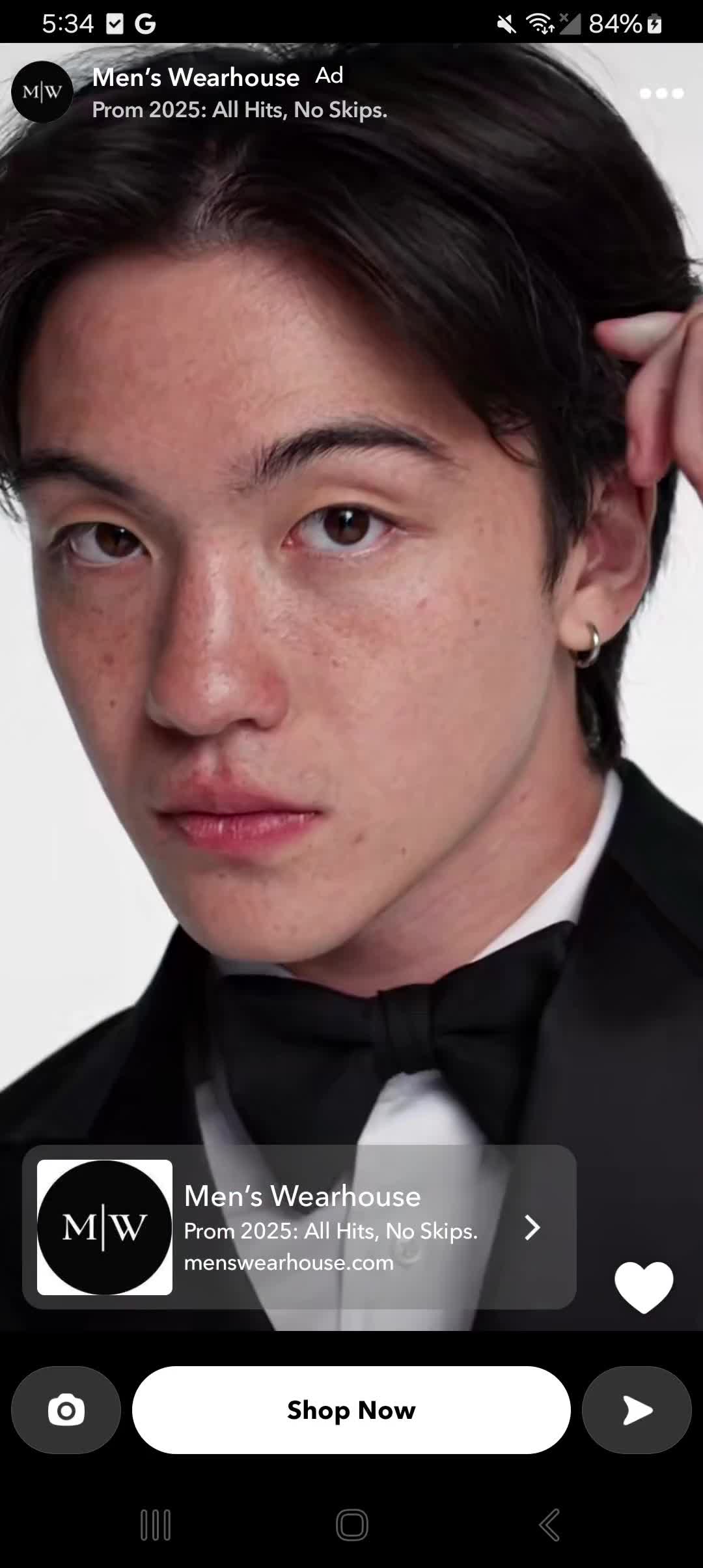 Tailored Brands campaigns first seen Feb 2025.