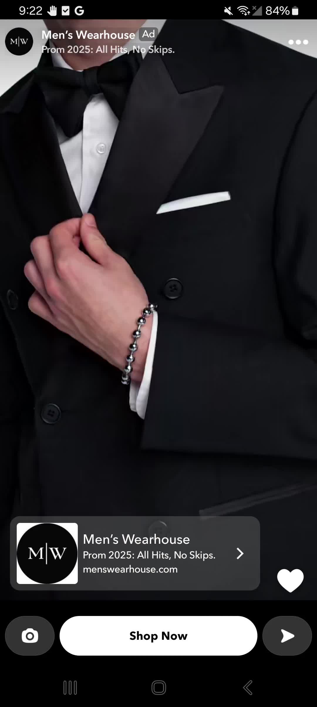 Tailored Brands campaigns first seen Feb 2025.