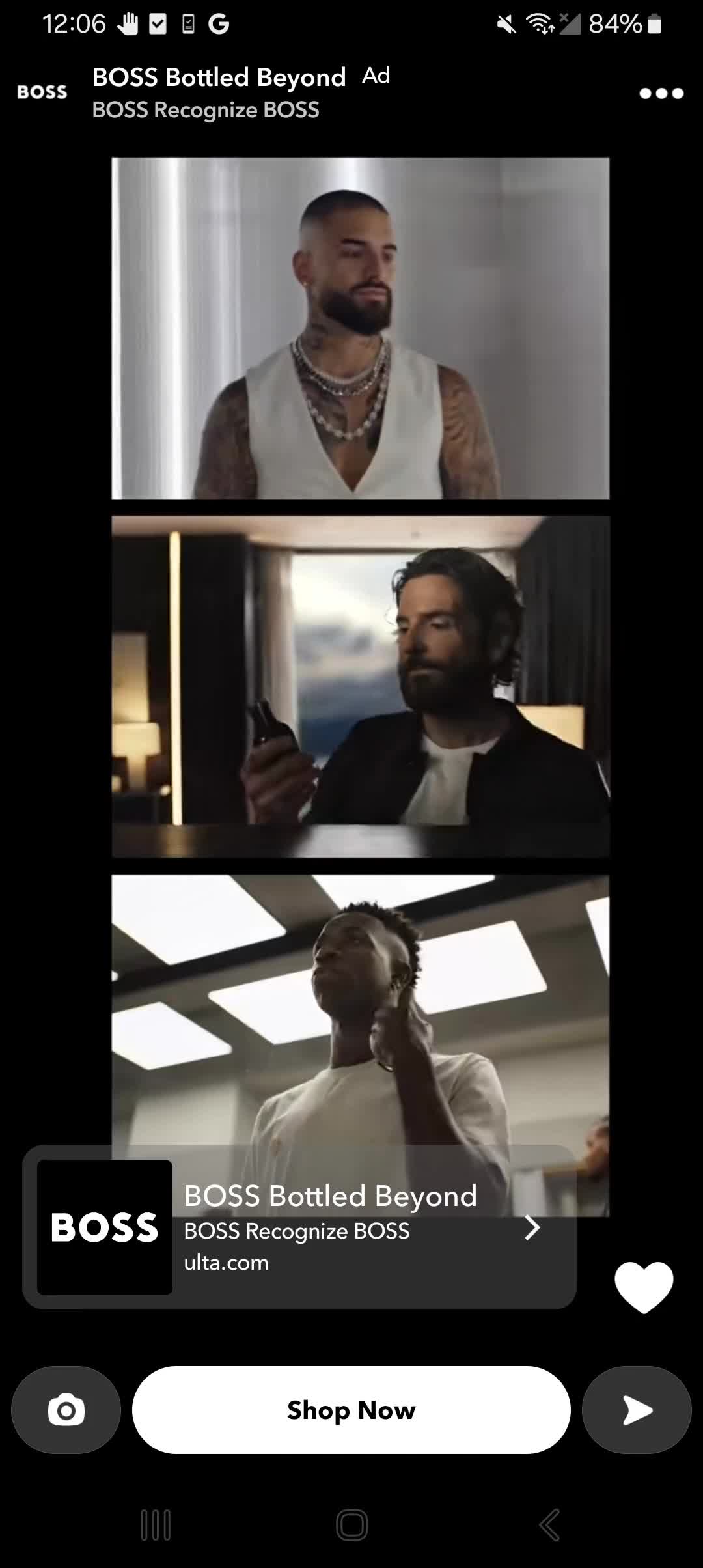 Hugo Boss campaigns first seen Oct 2025.