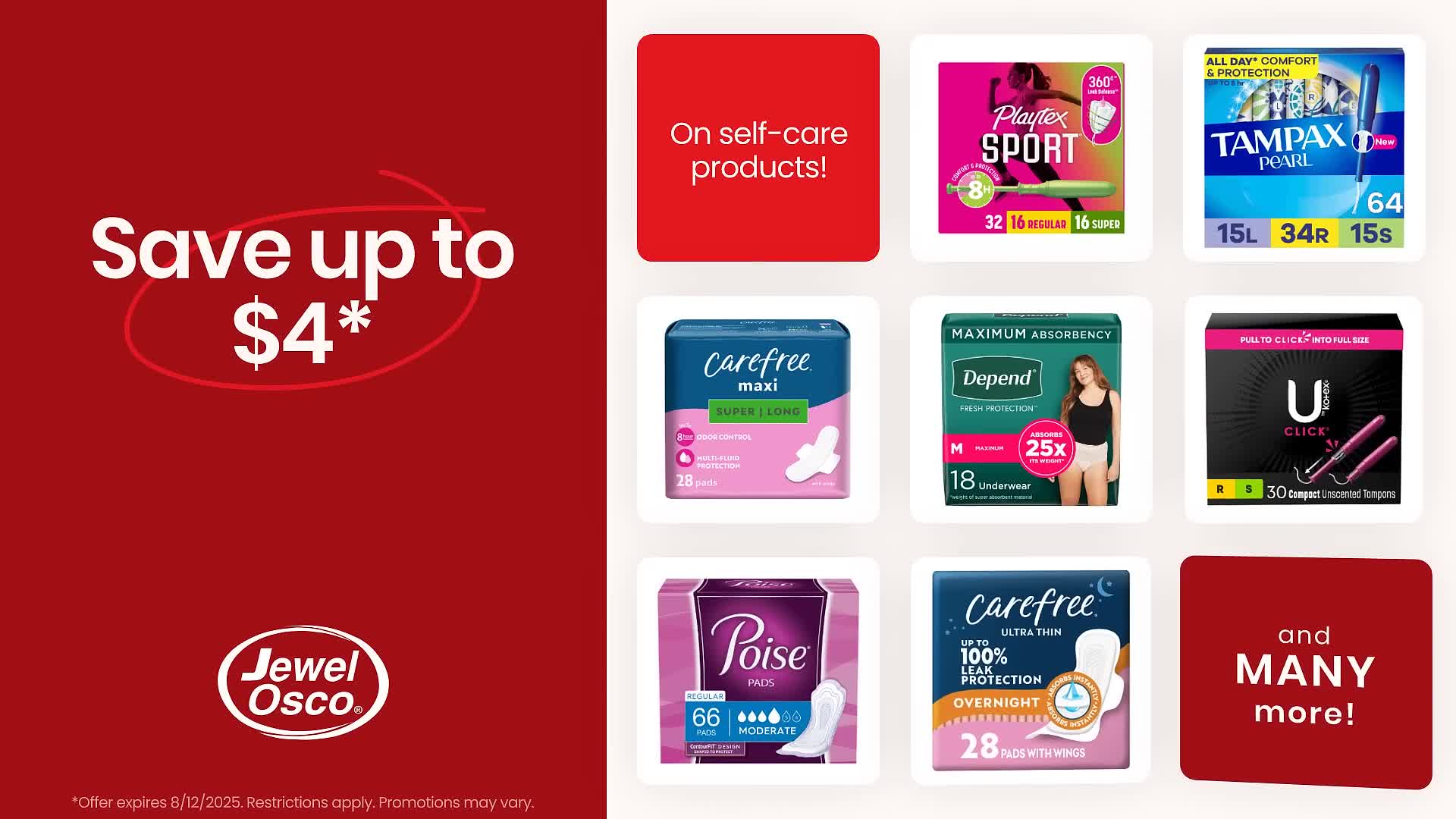 Jewel-Osco campaigns first seen Jul 2025.