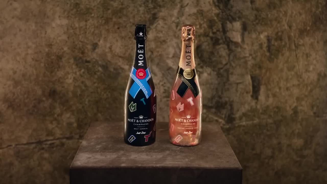 Moet & Chandon Nectar Imperial Champagne Advertising Display