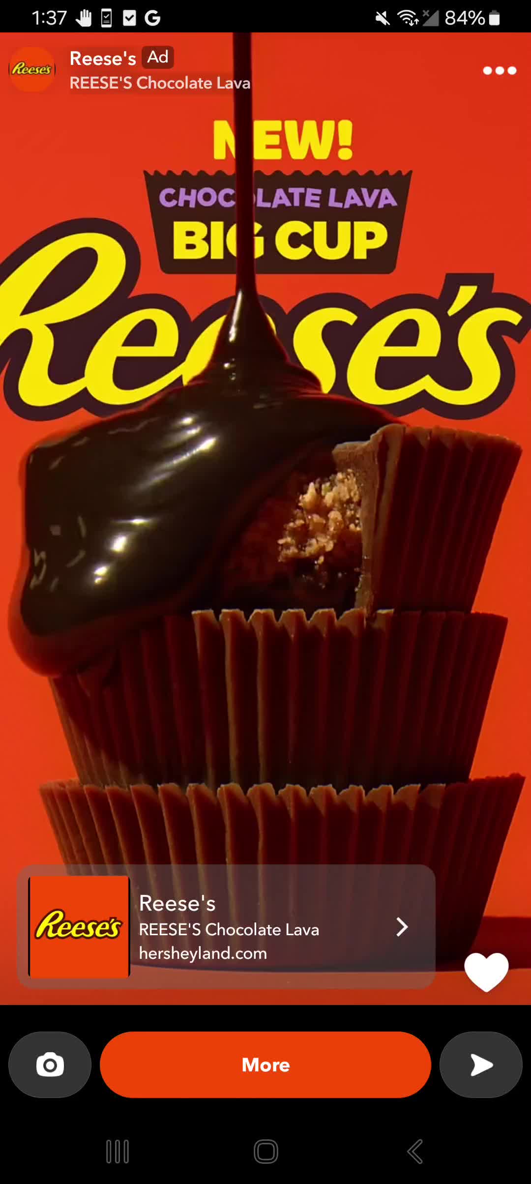 Hershey campaigns first seen Jan 2025.