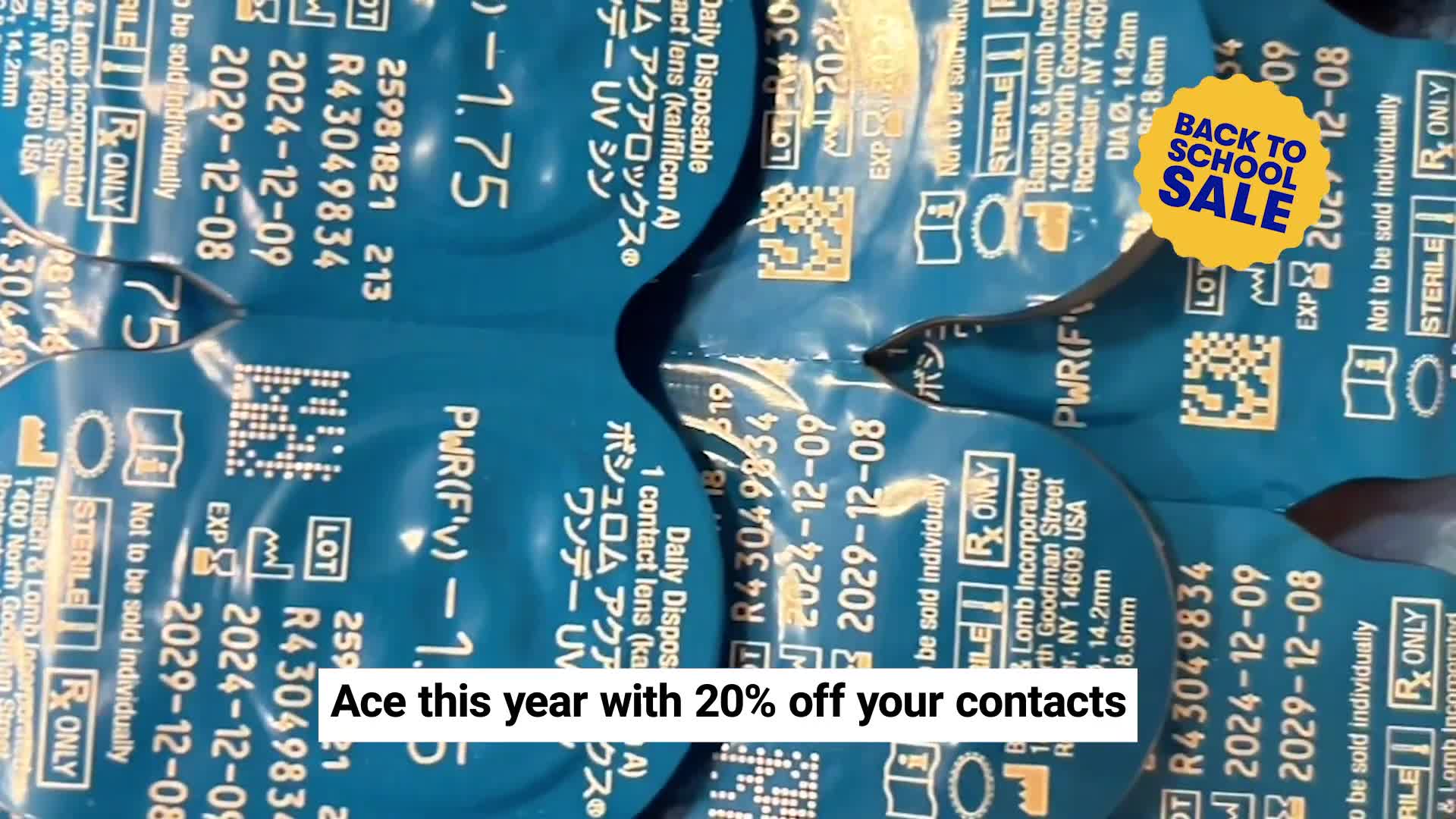 1-800 Contacts campaigns first seen Aug 2025.