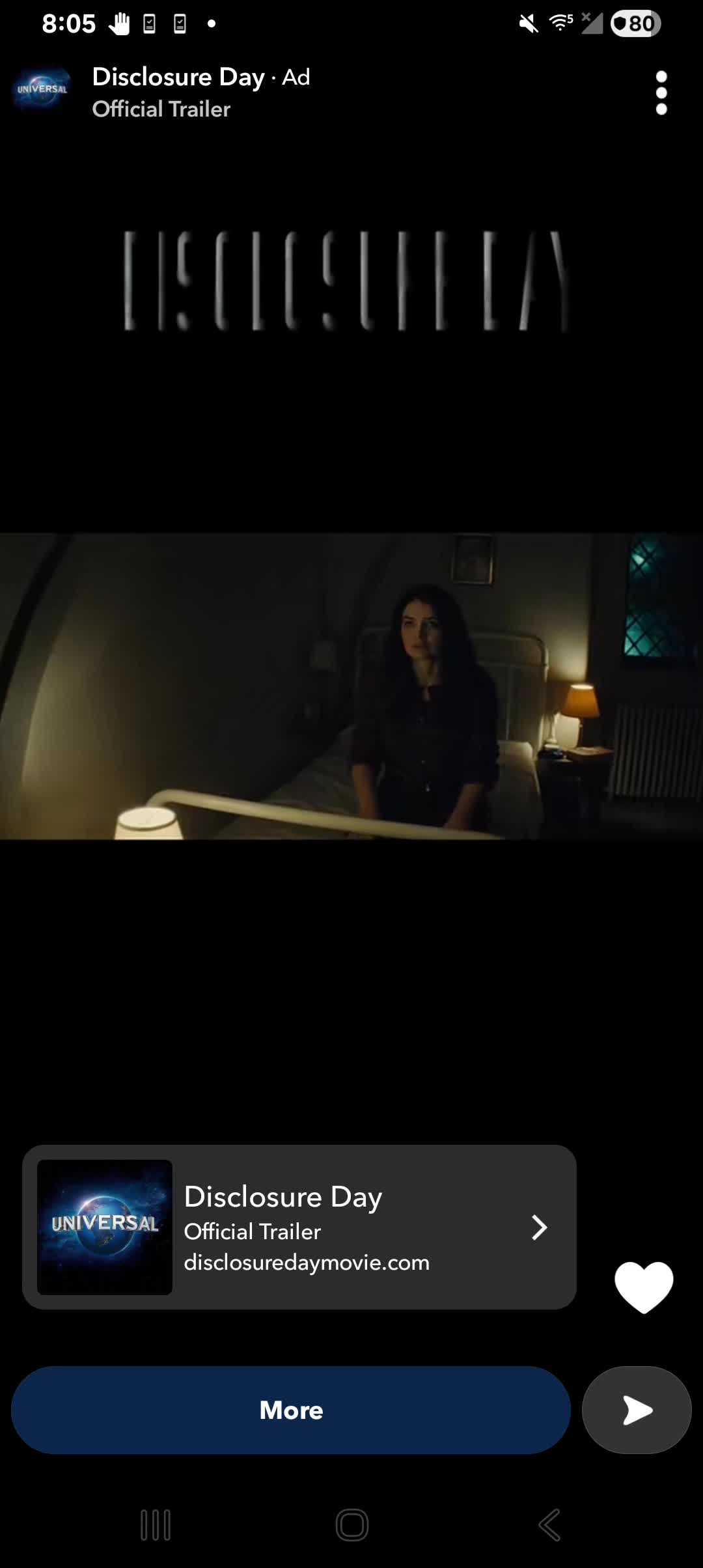 NBCUniversal Media campaigns first seen Mar 2026.