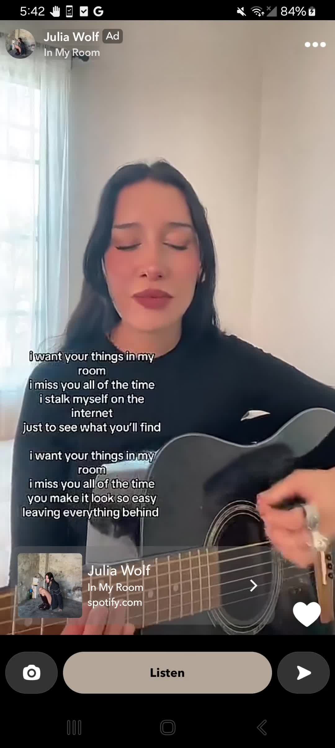 Spotify Technology campaigns first seen Feb 2025.