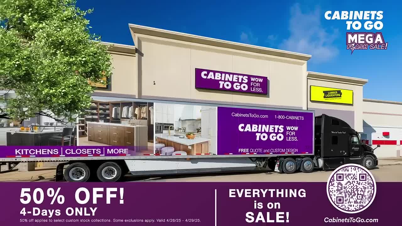 Cabinets to Go campaigns first seen Apr 2025.