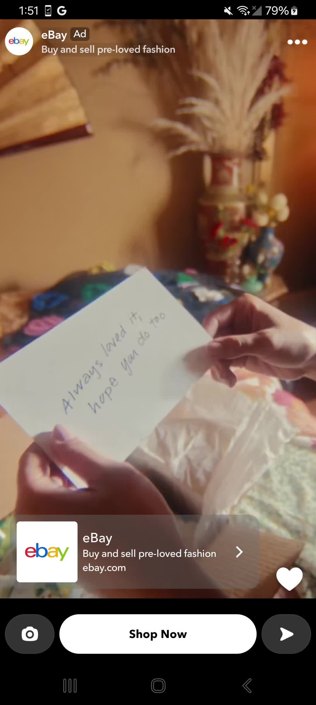 eBay USA campaigns first seen Feb 2025.