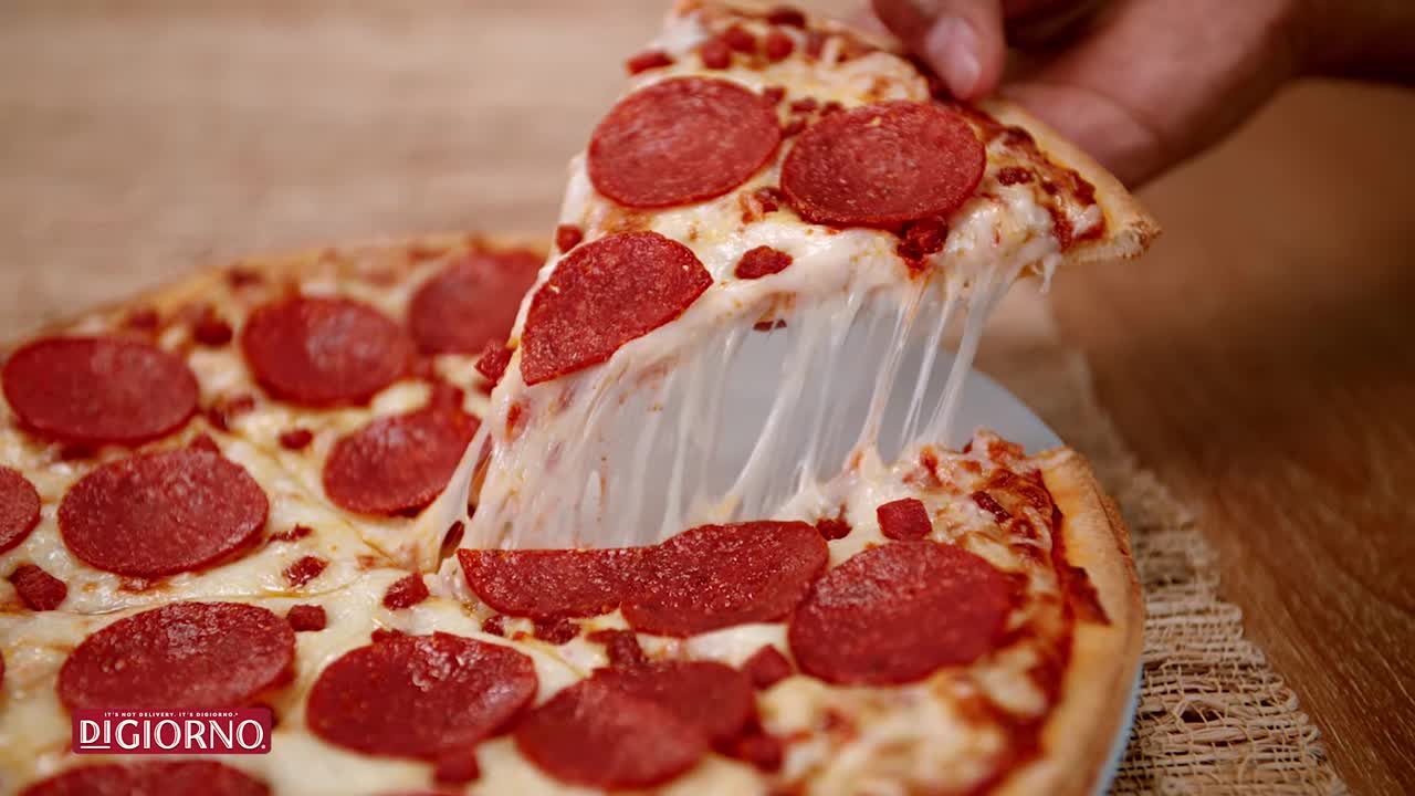 DiGiorno campaigns first seen Jan 2025.