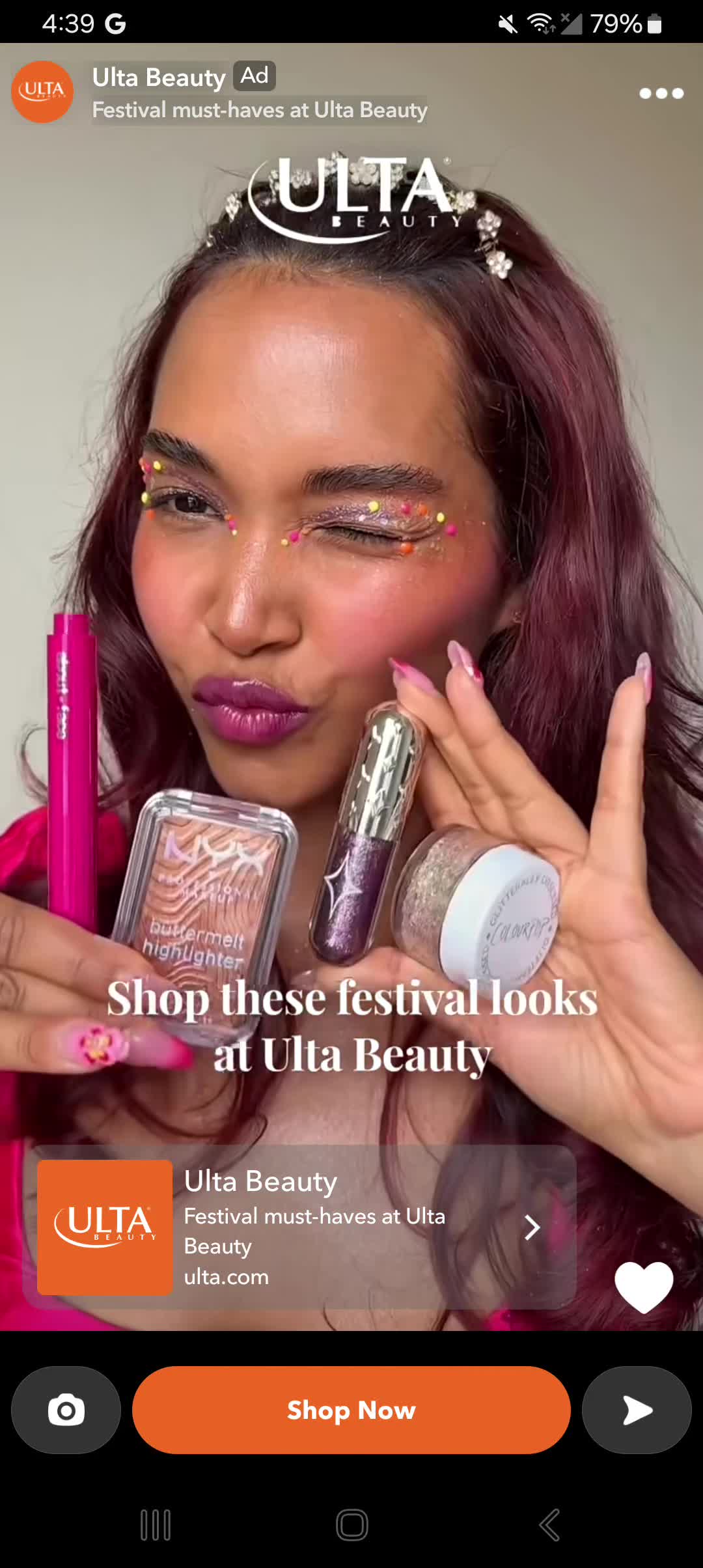 Ulta Beauty campaigns first seen Apr 2025.