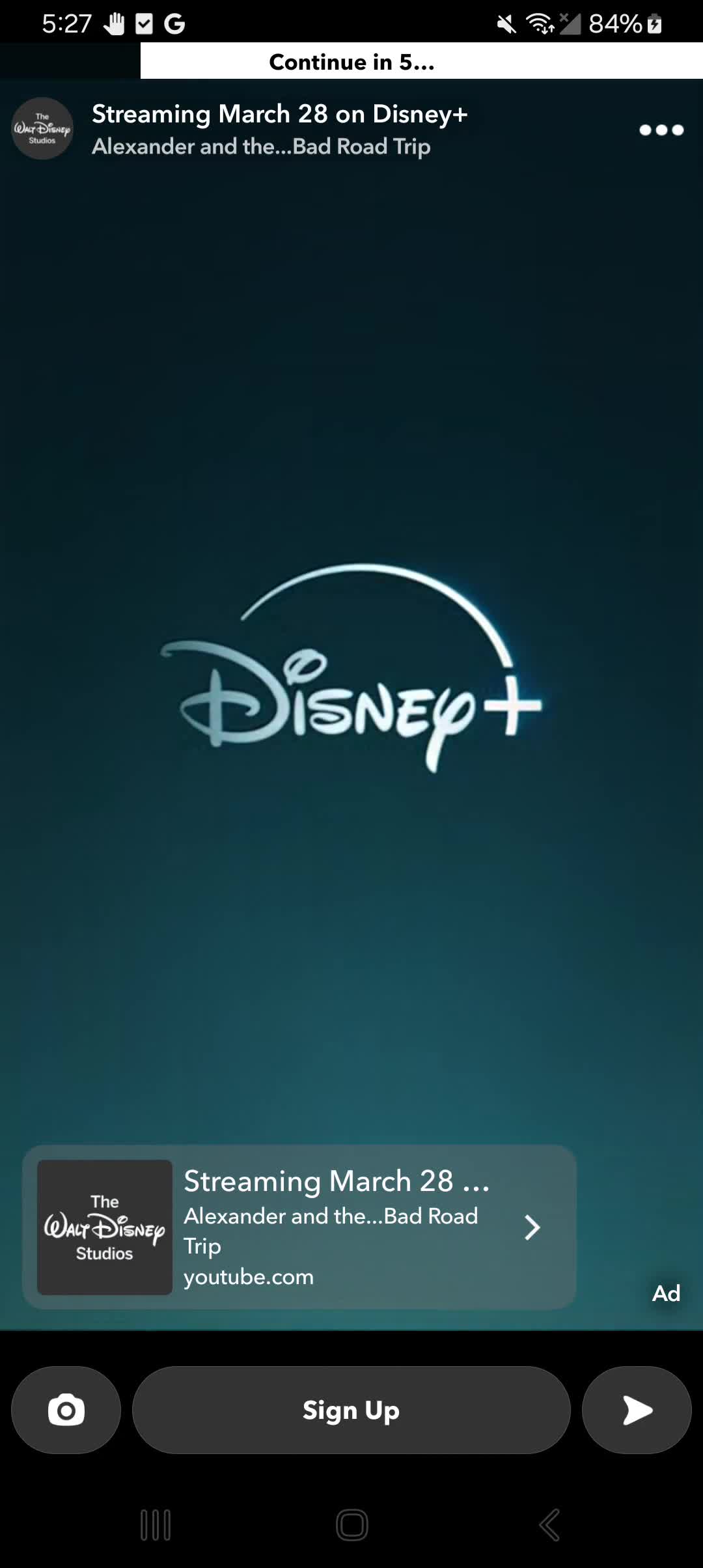 Disney+ campaigns first seen Feb 2025.