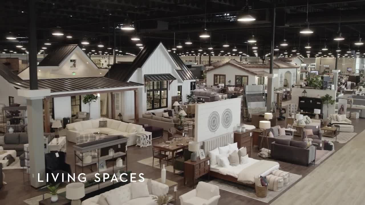 Living Spaces Furniture campaigns first seen Feb 2025.