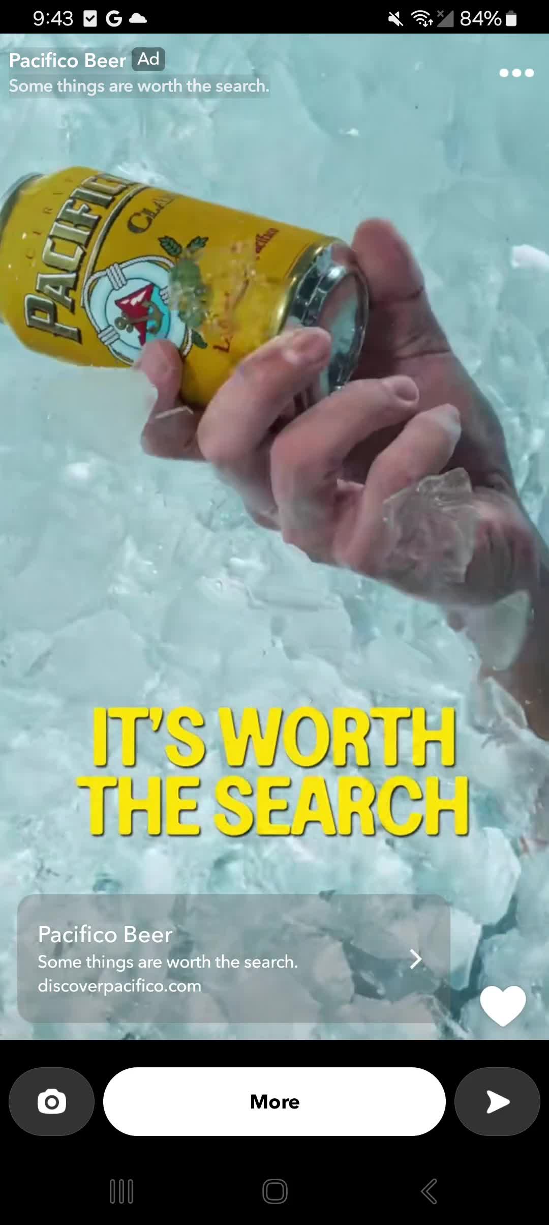 Pacifico Clara campaigns first seen Jun 2025.