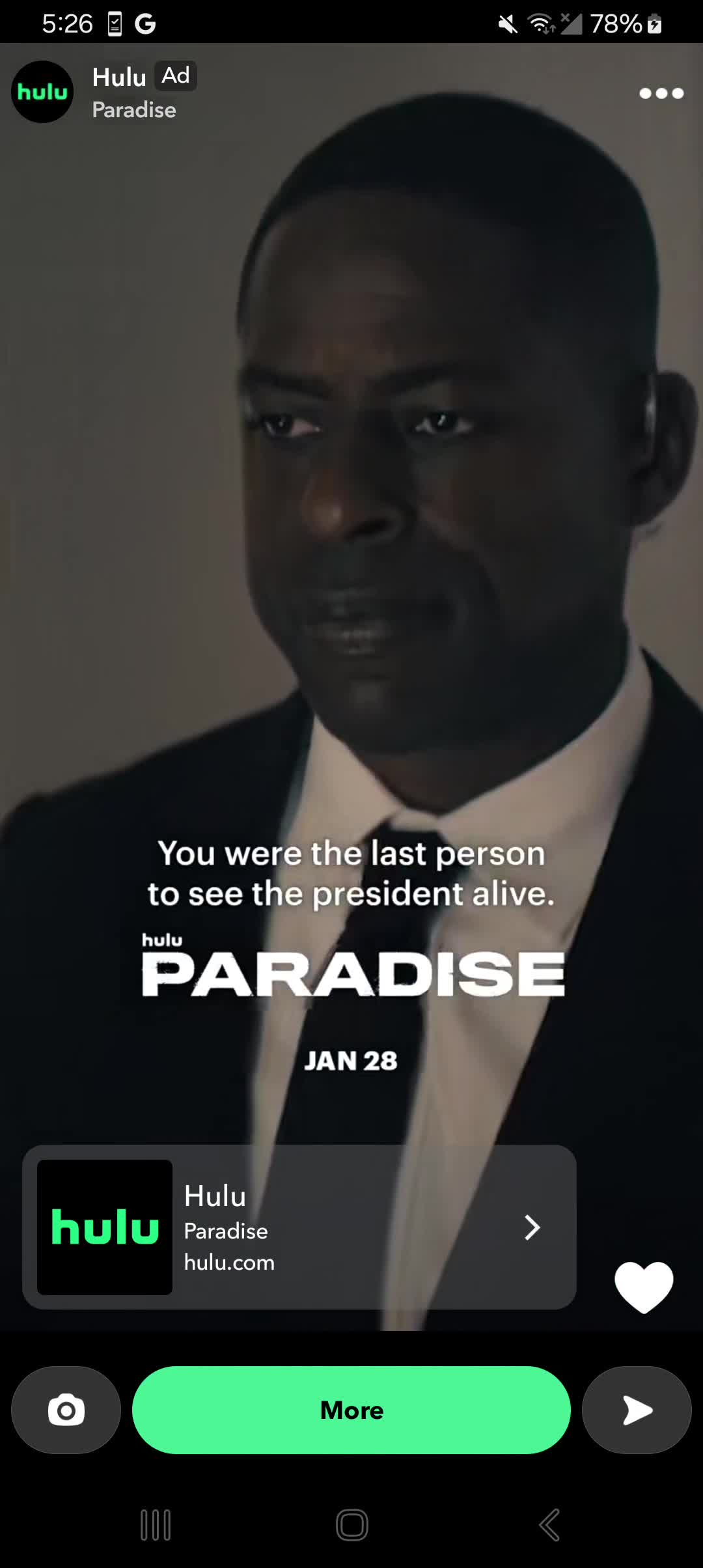 Hulu campaigns first seen Jan 2025.