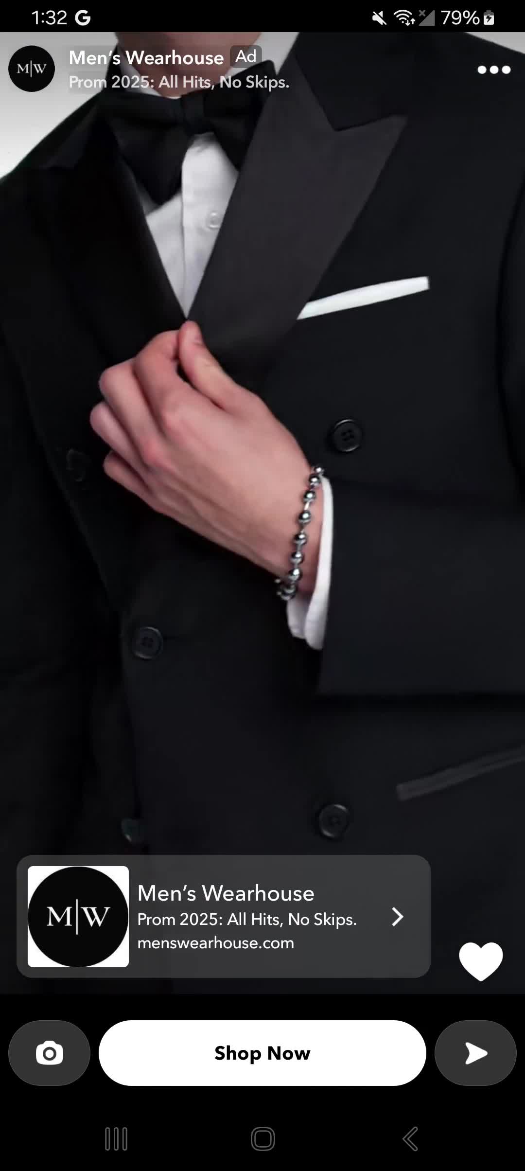 Tailored Brands campaigns first seen Mar 2025.