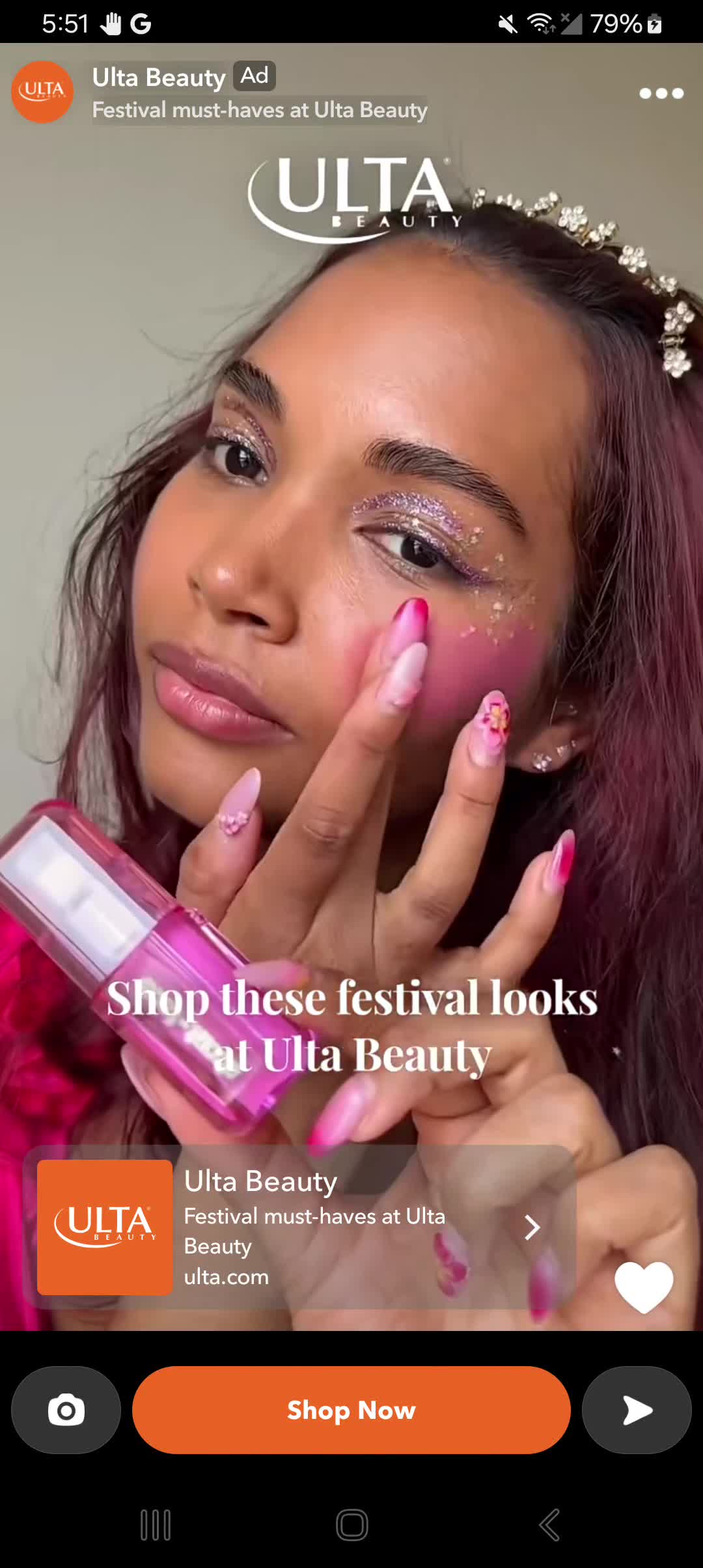 Ulta Salon, Cosmetics & Fragrance campaigns first seen Apr 2025.