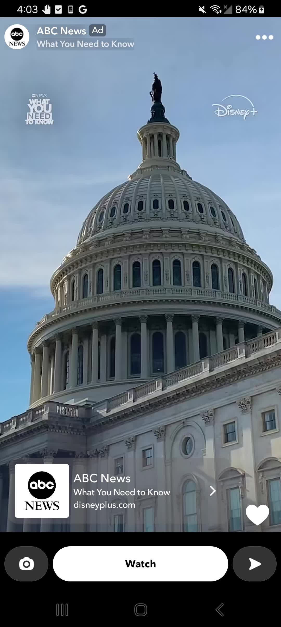 Disney+ campaigns first seen Sep 2025.